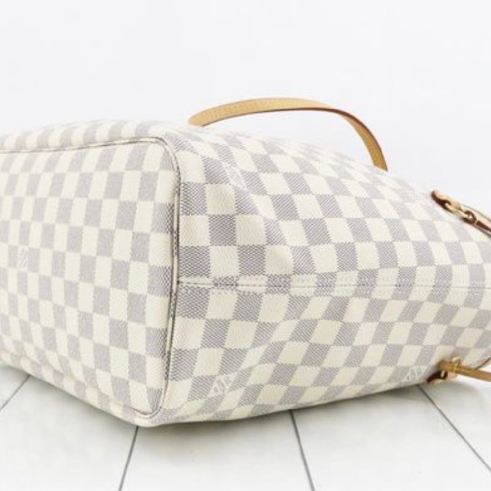 Louis Vuitton Neverfull MM Damier Azur Tote - Picture 10 of 11